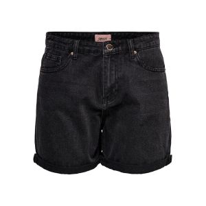 Only Short en jean taille moyenne Noir - Taille 40