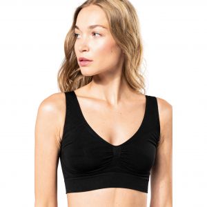 Kariban Brassière éco-responsable sans coutures Femme Push-up