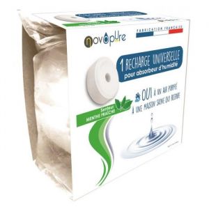 Novopure - Recharge galet pour absorbeur d'humidité 500g x1 Menthe