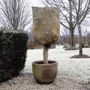 Nature Housse d'hivernage en toile de jute tissée 230gr/m² Ø75x100cm