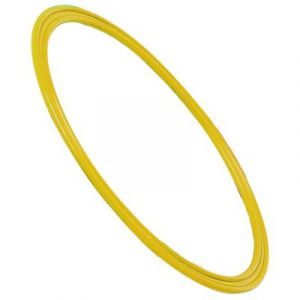 Image de Visiodirect Cerceau plat en polypropylène de couleur Jaune diamètre70 cm