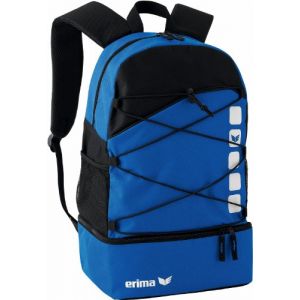 Image de Erima Sac à Dos Multifonction avec Compartiment, 16 litres Taille Unique Bleu - Bleu Roi/Noir