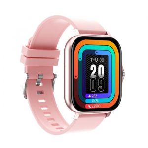 Montre Intelligente Smart Watch Y13 Wireless Call Uhr Pour Hommes Und Frauen Rythme Cardiaque Fitness,Rose Silicone Strap
