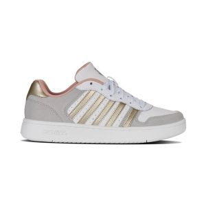 K-Swiss Femme Court Palisades Basket, Gris VLT Chmpgn WHT, 36 EU
