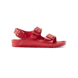 Birkenstock Milano EVA 1021648 Active Rouge Sandales Enfant Rouge Boucles Caoutchouc 26