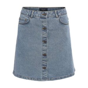 Noisy may Jupe courte de - NMRONNIE NW A SHAPE SKIRT VI375LB NOOS - XS à XL - pour Femme - bleu