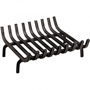 Porte-b&ucirc;ches grille pour chemin&eacute;e Moltek L.60 cm Edilinox
