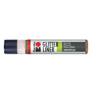 Marabu Peinture dimensionnelle Glitter Liner 25ml Nougat