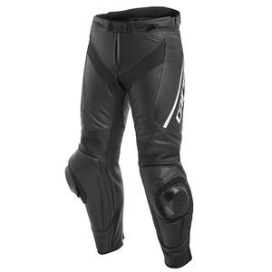 Dainese Pantalons Delta 3 Pants - Black / Black / Fluo-Red - Taille 52