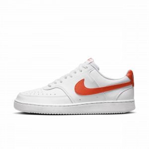 Nike Homme Court Vision Lo Nn Basket, White/Picante Red, 45 EU