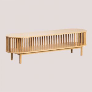 Meuble TV en bambou Connery SKLUM Bambou 41,5 cm