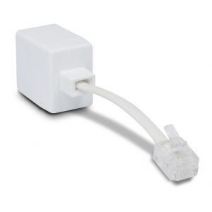 Image de Teleg&auml;rtner Metronic 495222 Adaptateur T&eacute;l&eacute;phone Ethernet RJ11 m&acirc;le vers RJ45 femelle