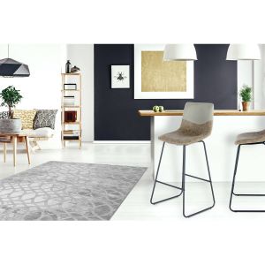 Image de Lot de 2 Tabourets de Bar "Kylie" 103cm Gris & Noir Prix