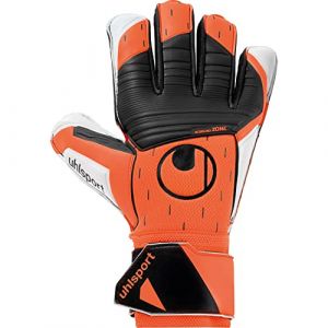 Uhlsport Gants De Gardien Resist Soft - Orange Fluo/blanc/noir, pointure 7&frac12; - Orange - Taille 7&frac12;
