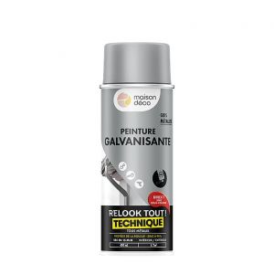 Relook tout technique peinture galvanisante gris metallise 400ml