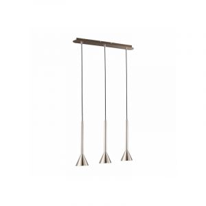 Italux Suspension moderne Anela SN Nickel satin&eacute; en m&eacute;tal