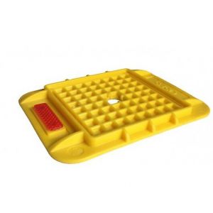 Tubesca Lot de 20 cales de pieds échafaudages fixes en plastique jaune - Réf: 04001012