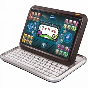 Vtech Ordi-Tablette Genius XL Color Noir, Ordinateur Enfant, Tablette Éducative – 5/8 ans - Version FR