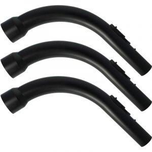 Vhbw 3x Poignée compatible avec Miele SCRG1, SCCG1, SCBF3, SCCG0, SCCF3 aspirateur - Manche de rechange, raccordement 35 mm, 34 cm de long