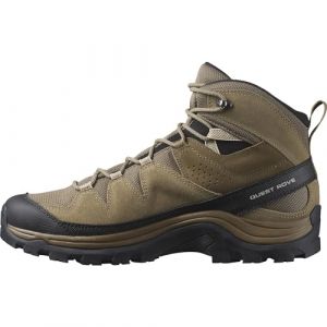 Image de Salomon Quest Rove Gore-Tex Chaussures Imperméables de Randonnée Trek pour Homme, Design spécial grande randonnée, Protection outdoor, Fiabilité et performance, Kangaroo, 42