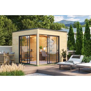 Abri bois Parlermo 3 -28 mm - Surface utile 8,67 m2