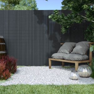 Image de Jarolift Canisse en PVC pour jardin, balcon et terrasse, 200 x 300 cm, gris semblable &agrave; RAL 7016