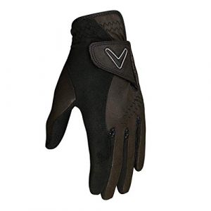 Callaway Opti Grip Paire de gants de golf pour homme S Noir