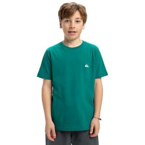 Quiksilver T-Shirt Manche Courtes Basic SS Tee Youth Garçon 8-16 Ans Bleu 8