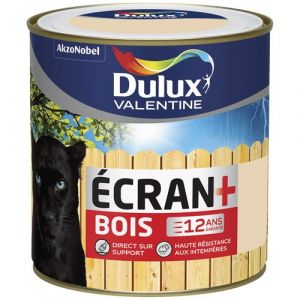 Dulux Valentine Peinture bois satin écran+ 0.5 L - sable clair - Peinture glycéro