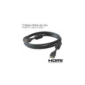 Securitegooddeal Câble vidéo audio HDMI or 19 broches 5 m