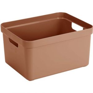 Sunware Boite de rangement Sigma home Box 32 L terracotta