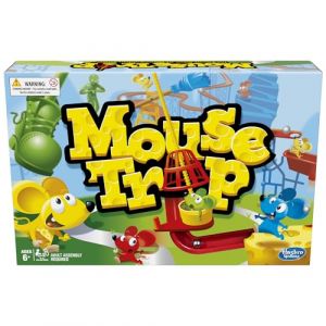 Hasbro Gaming Piège à Souris pour Enfants à partir de 6 Ans, Jeu Classique pour Enfants de 2 à 4 Joueurs, avec Une Installation Plus Facile Que Les Versions précédentes