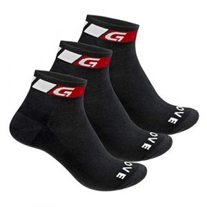 GripGrab Classic Low Cut Sock 3PACK SS21 - Noir, Noir