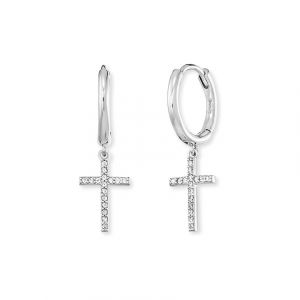 Engelsrufer Boucles d'oreilles ERE-LILCROSS-ZI-CR 925 Argent