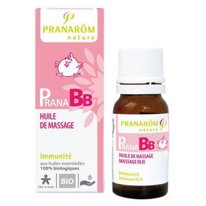 Image de Pranarôm PranaBB - Huile de massage défenses naturelles