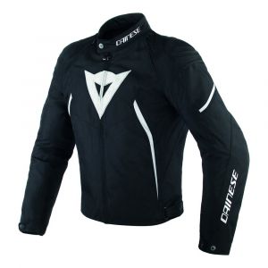 Dainese Vestes Avro D2 Tex Jacket - Black / Black / White - Taille 60