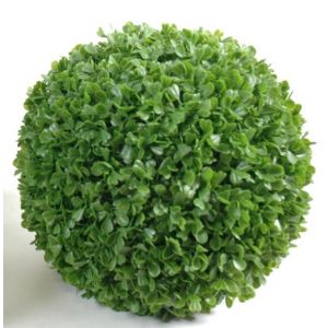 Pegane Plante artificielle haute gamme Sp&eacute;cial ext&eacute;rieur / Buis boule artificiel - Dim : H.75 x D.75 cm