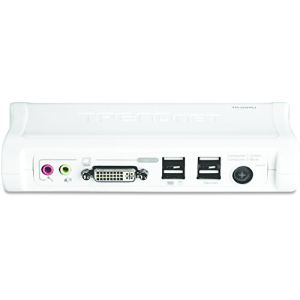 TrendNet TK-204UK - Switch KVM USB avec Port DVI et kit audio