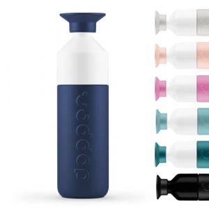 Bouteille isotherme en acier inoxydable bleu 1 l