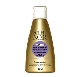 Soleil noir Soin vitaminé et protection solaire SPF30