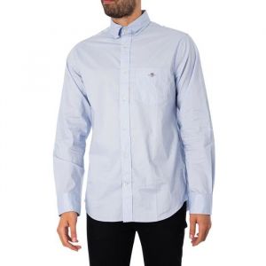 Gant (marque) Chemise Casual Poplin Clair Bleu clair Bleu taille 4XL