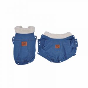 Vêtement pour Chien "Veste en Jean" 30cm Bleu Prix