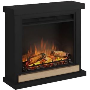 Tagu C minée électrique décorative 'Hagen' Noir profond Powerflame