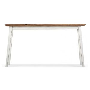 Décoration d'Autrefois Console Bois Blanc 140x35x75cm