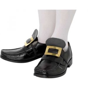 Boucles de chaussures en métal doré