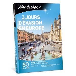 Image de Wonderbox Coffret cadeau 3 Jours d'évasion en Europe