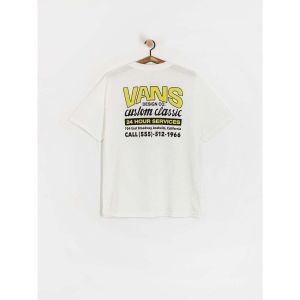 Vans T-shirt Shop Front manches courtes blanc noir orange - M