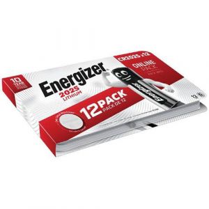 Energizer 12 piles boutons au lithium 3V CR2025