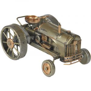 Signes Grimalt Tracteur Vintage en M&eacute;tal 10 cm - Mod&egrave;le de Collection Id&eacute;al comme Cadeau pour les Amateurs de V&eacute;hicules Terrestres