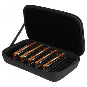 Image de Hohner Harmonica Blues Harp MS, C/D/E/G/A Lot de 5